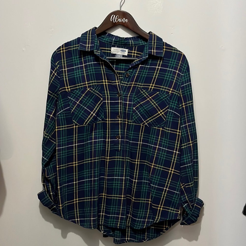 Old Navy Quarter Button Down Flannel